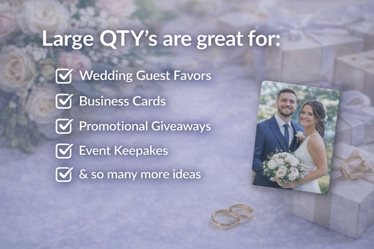 Large QTY Custom Photo Magnets